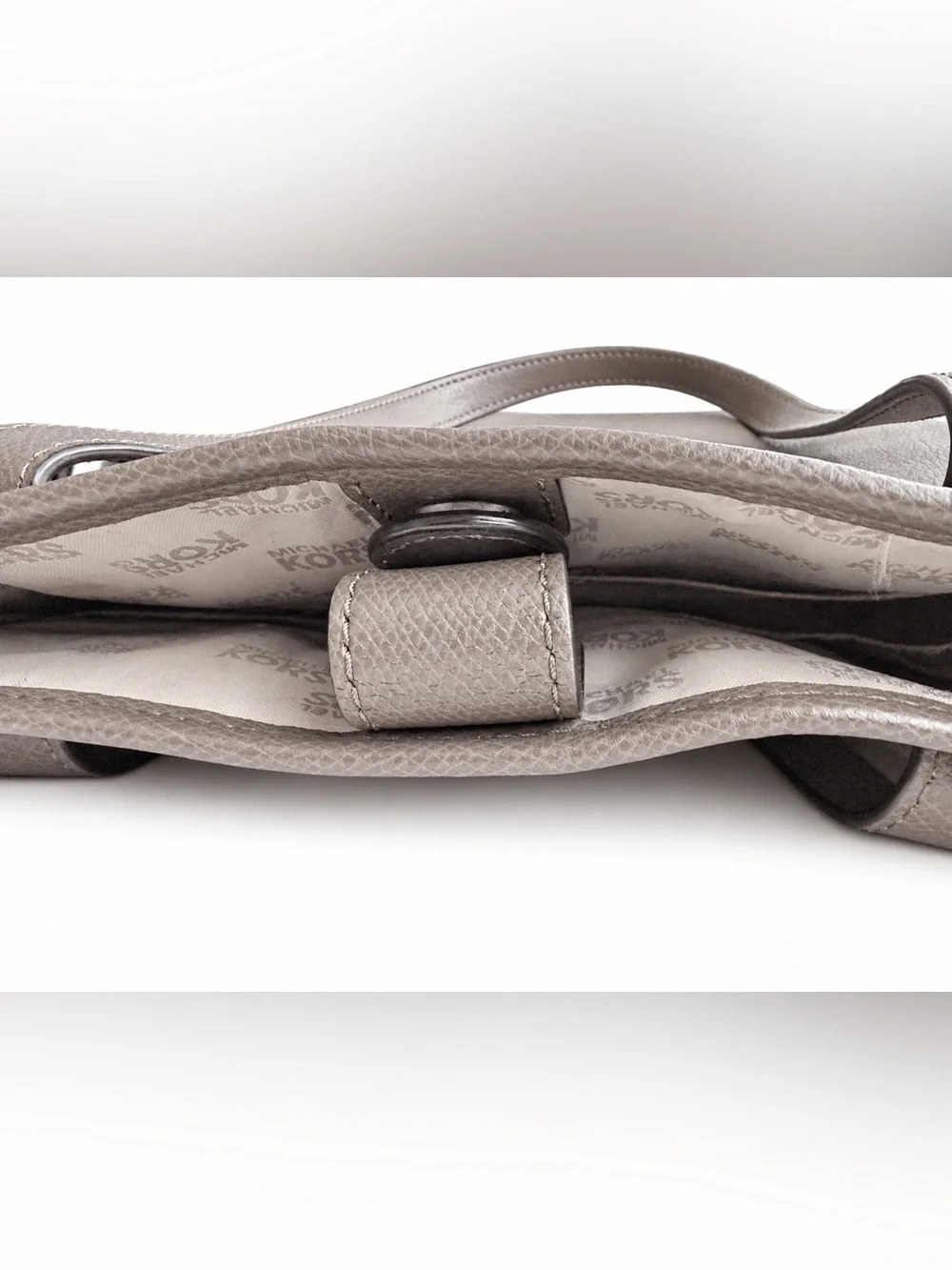 ✨ Michael Kors Jet Set Travel Tote Bag Saffiano Leather Taupe/Gray ✨